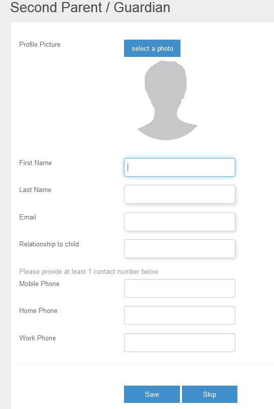 Parent Registration